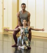 Nikki Pfeiffer and Darion Smith in Carrie Diamond's <em>Pastorale</em><br />
Dance: Up Close and Cultural, May 17, 2015<br />
Photo: David Bazemore