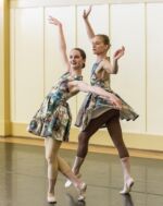 Melody Collins and Juliana Bertelsen in Carrie Diamond's <em>Pastorale</em><br />
Dance: Up Close and Cultural, May 17, 2015<br />
Photo: David Bazemore