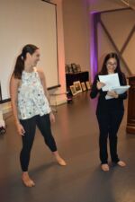 Dancer/choreographer Juli Farley and Stage Manager Jessica Haro